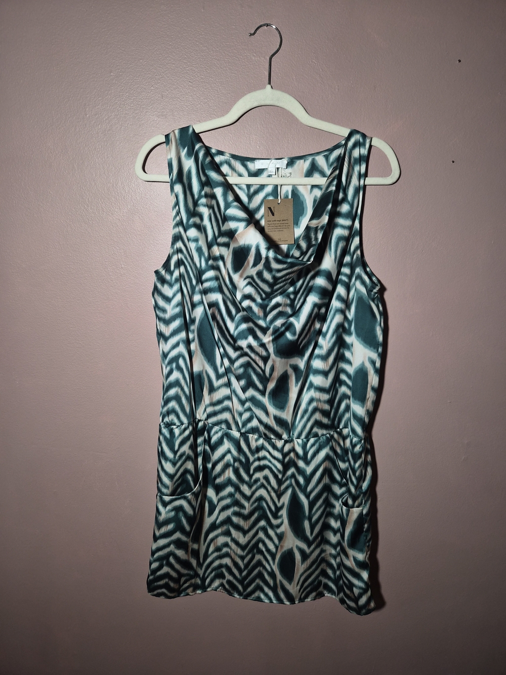 Womens Designer GLAM Dress Cowl Neck Lightweight Summer Spring Wedding Resort ✨️